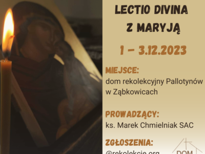 Lectio divina z Maryją 1-3.12.2023